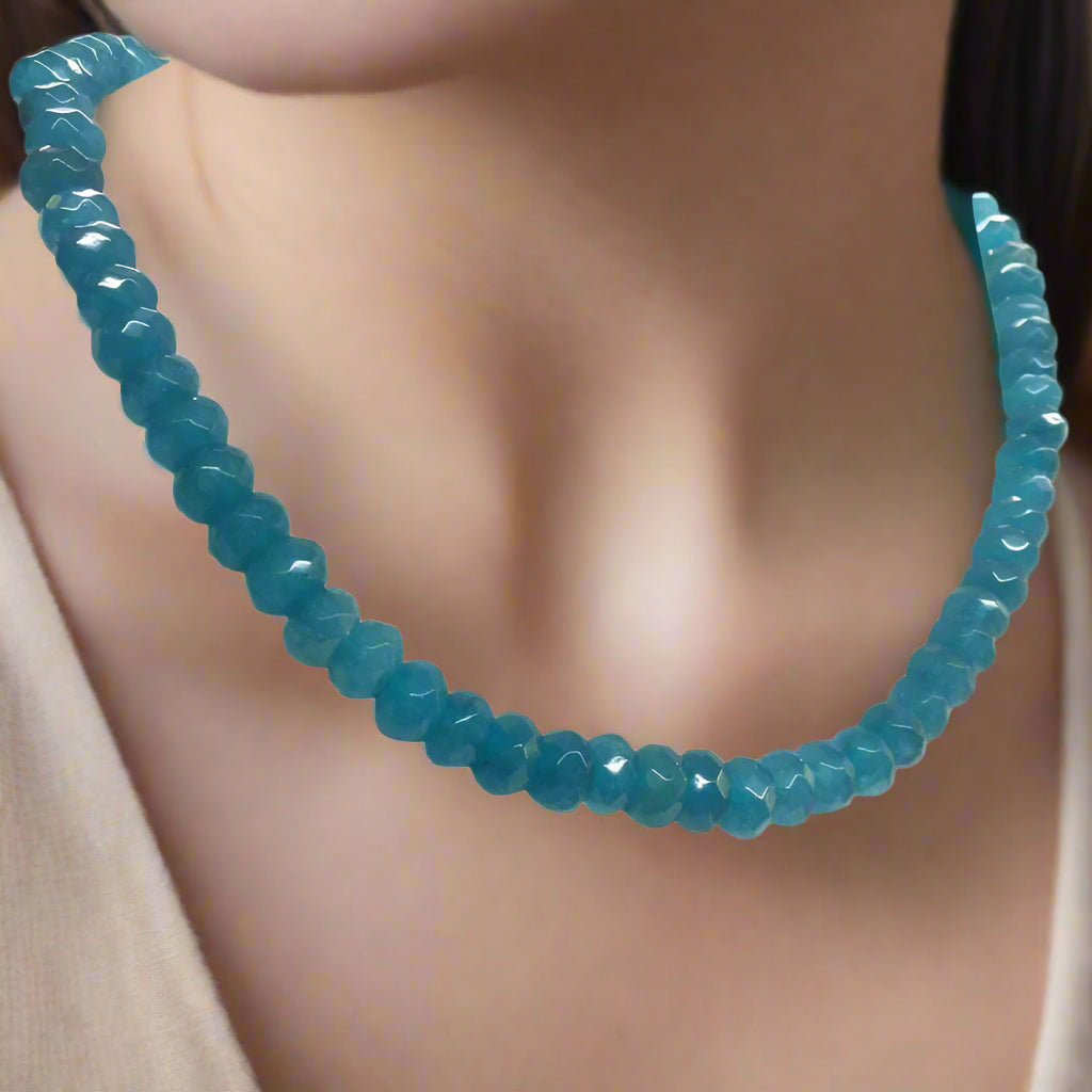 Beaded Chain Choker Necklace