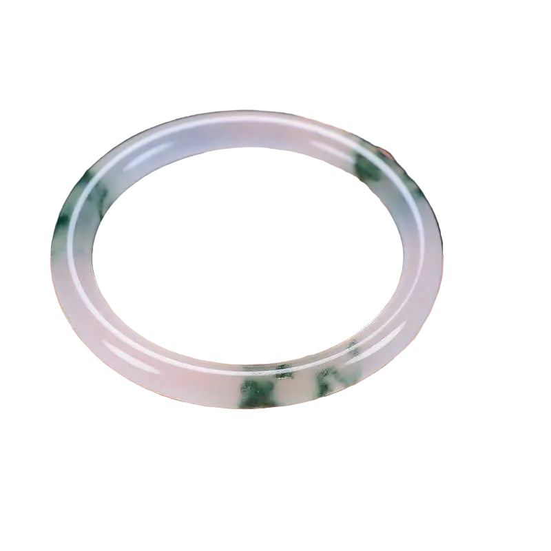 Natural Green Jadeite Bangle
