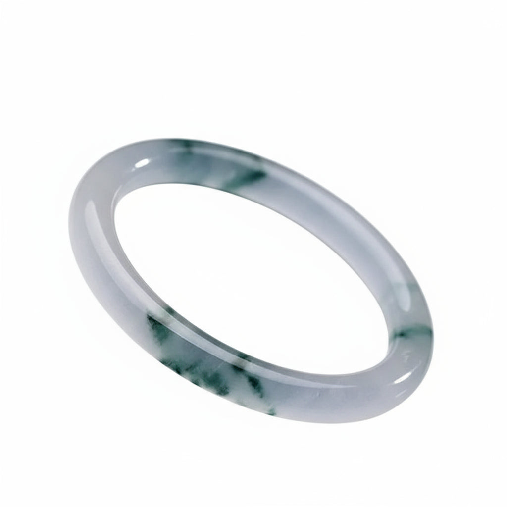 Natural Green Jadeite Bangle