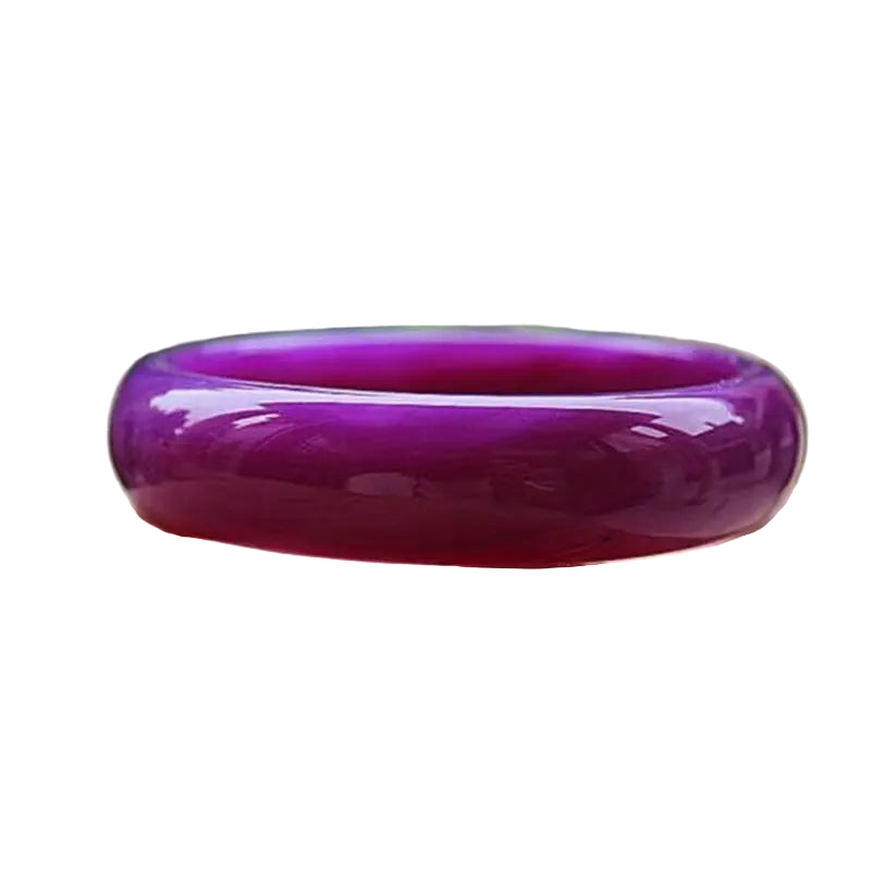 Natural  Purple Chalcedony Bangles