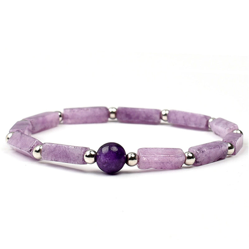 Elegant Amethyst Stone Bracelet